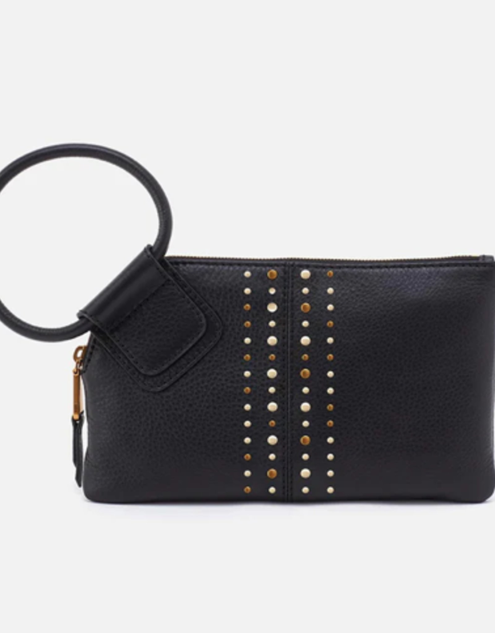 Sable Wristlet Pebbled Black