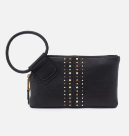 Sable Wristlet Pebbled Black
