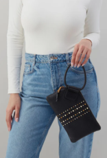Sable Wristlet Pebbled Black