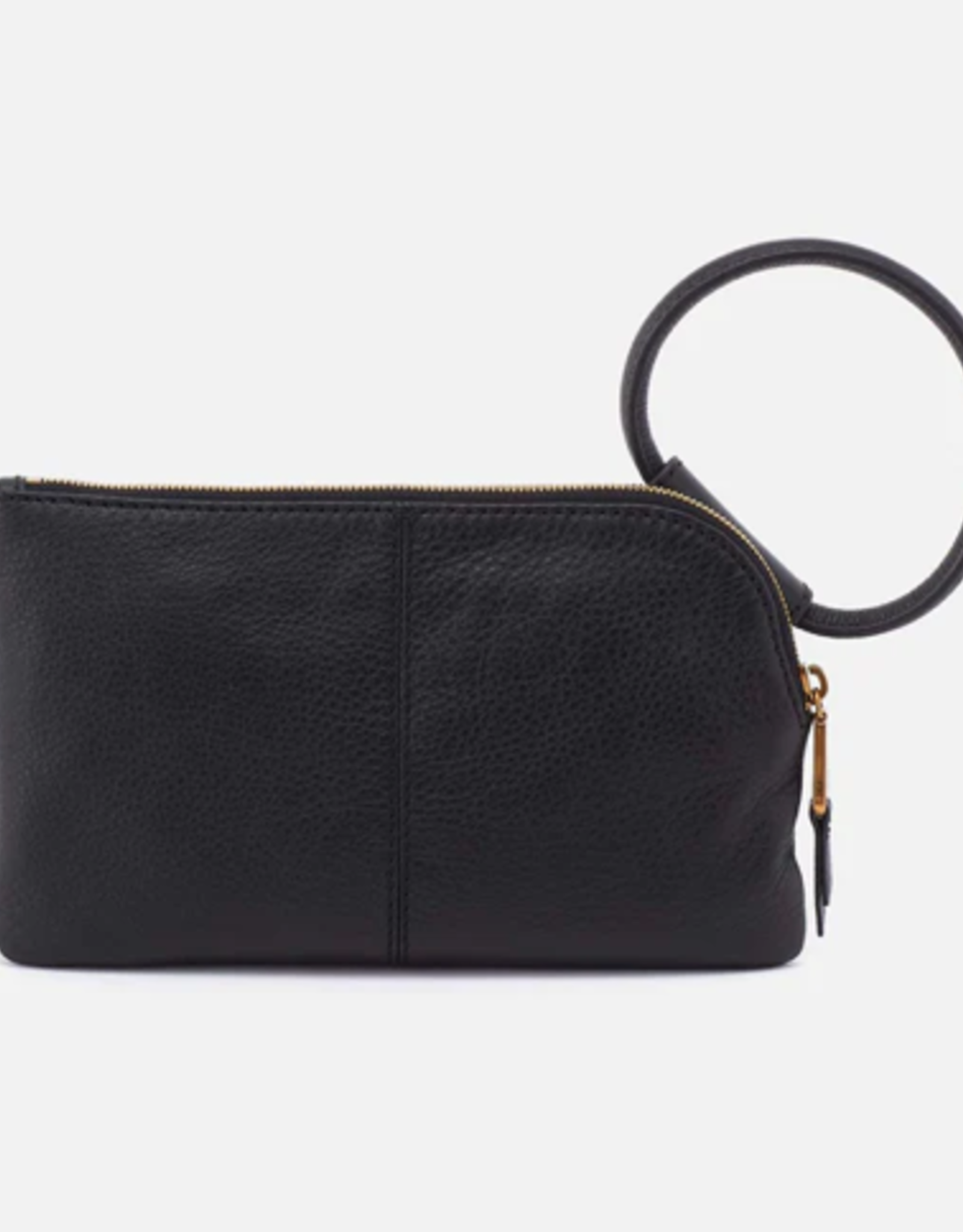 Sable Wristlet Pebbled Black