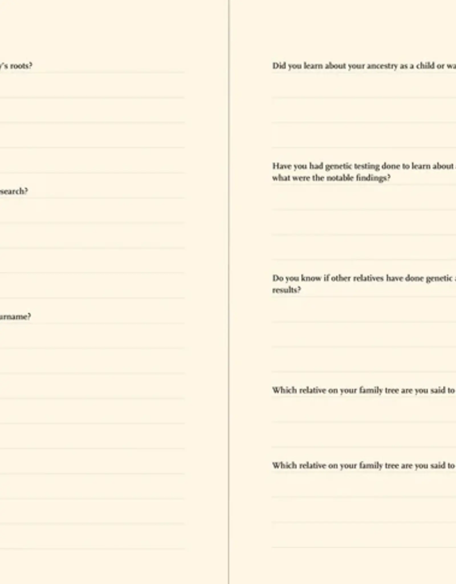 Guided Journal An Oral History