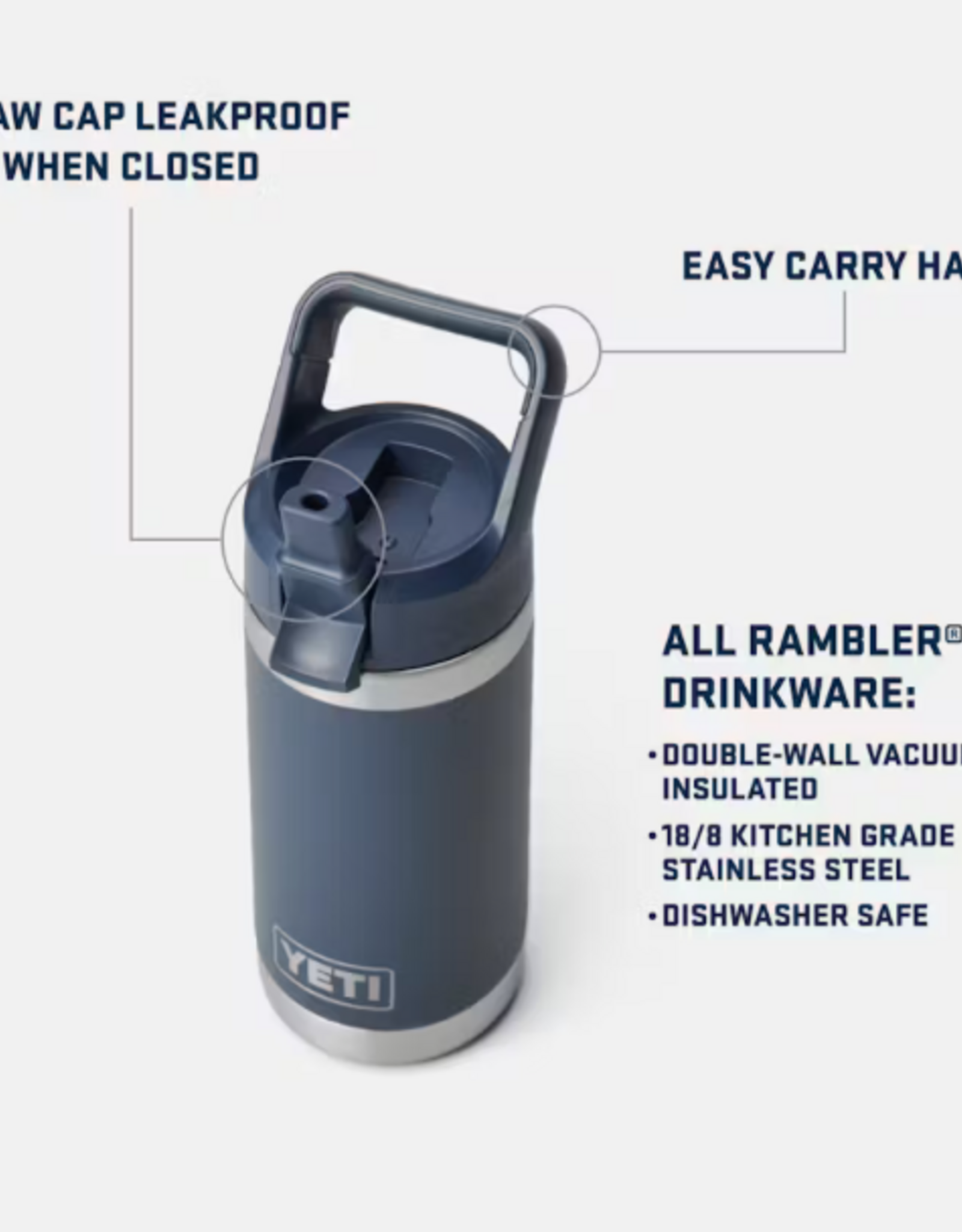 Rambler Jr 12oz Kids Bottle Moon Dust