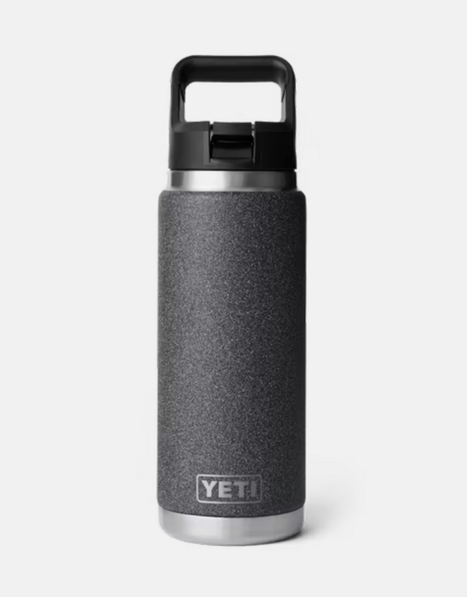 Rambler 26oz Straw Bottle Black Stone