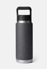 Rambler 26oz Straw Bottle Black Stone