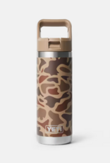 Rambler 18oz Straw Bottle Wetlands Camo