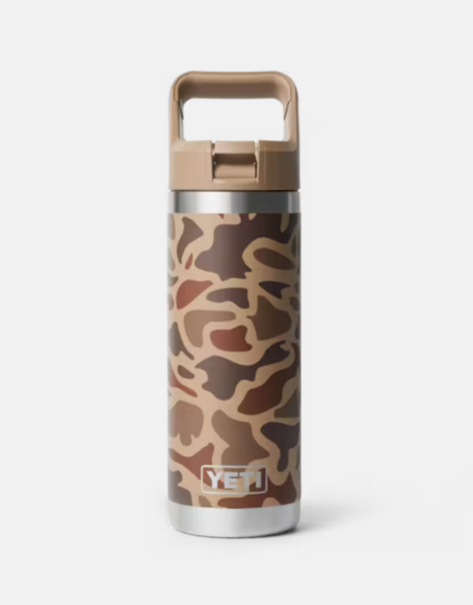 Rambler 18oz Straw Bottle Wetlands Camo