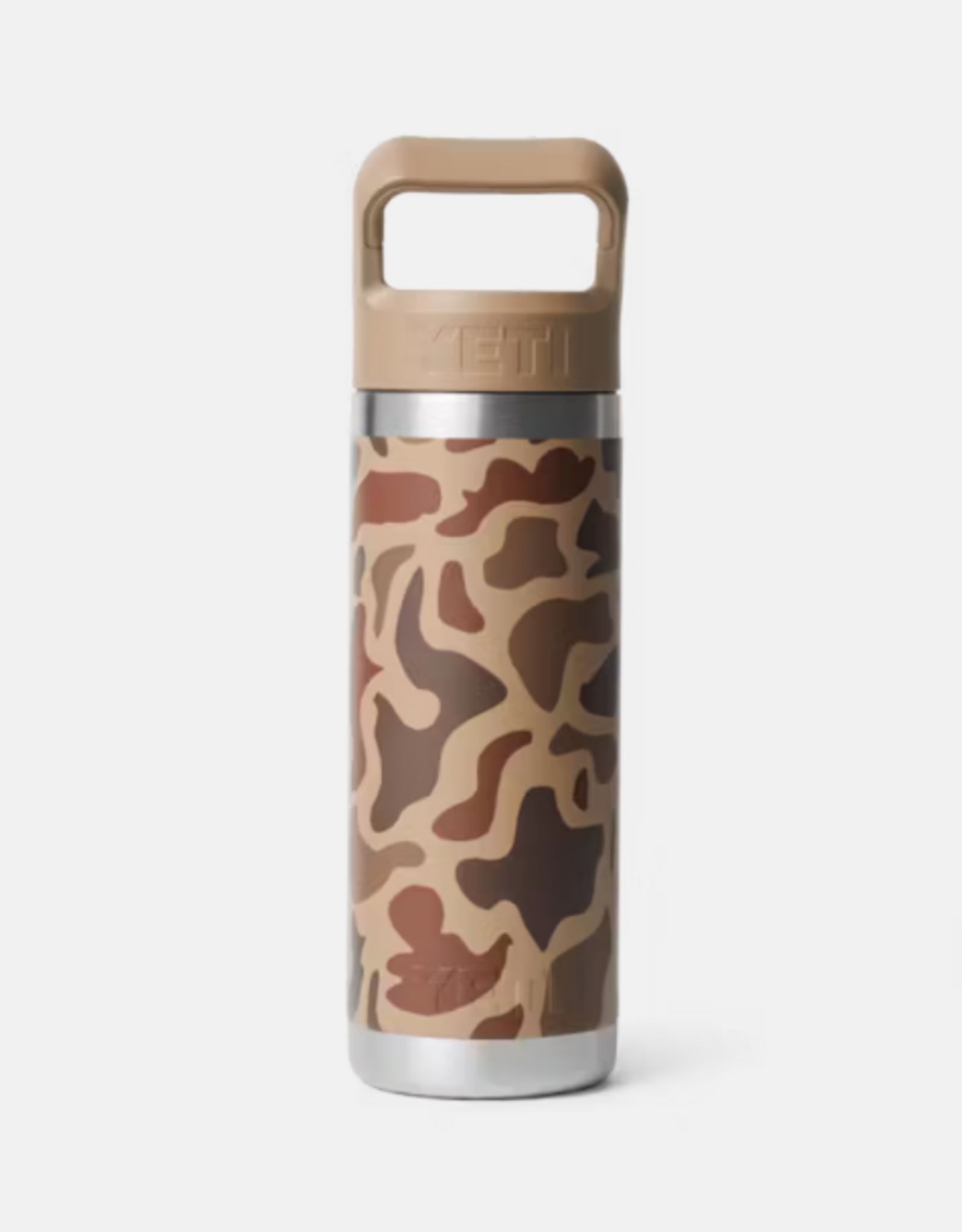 Rambler 18oz Straw Bottle Wetlands Camo