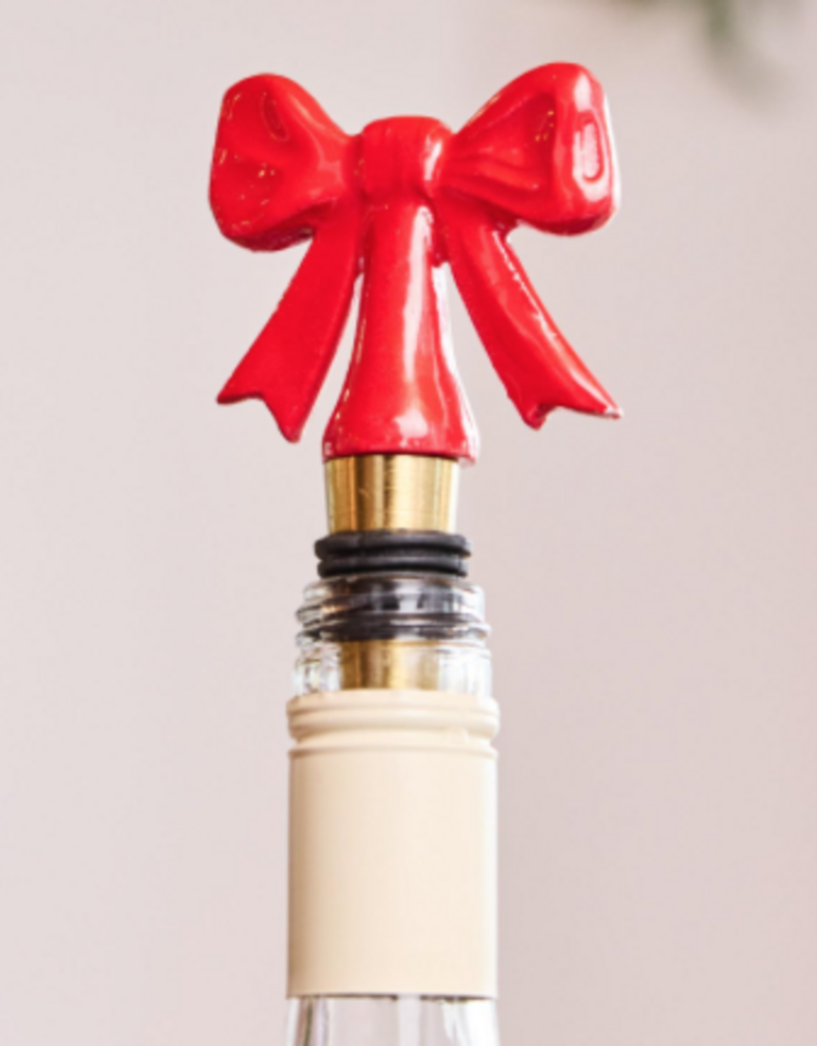 Wine Stopper Red Bow