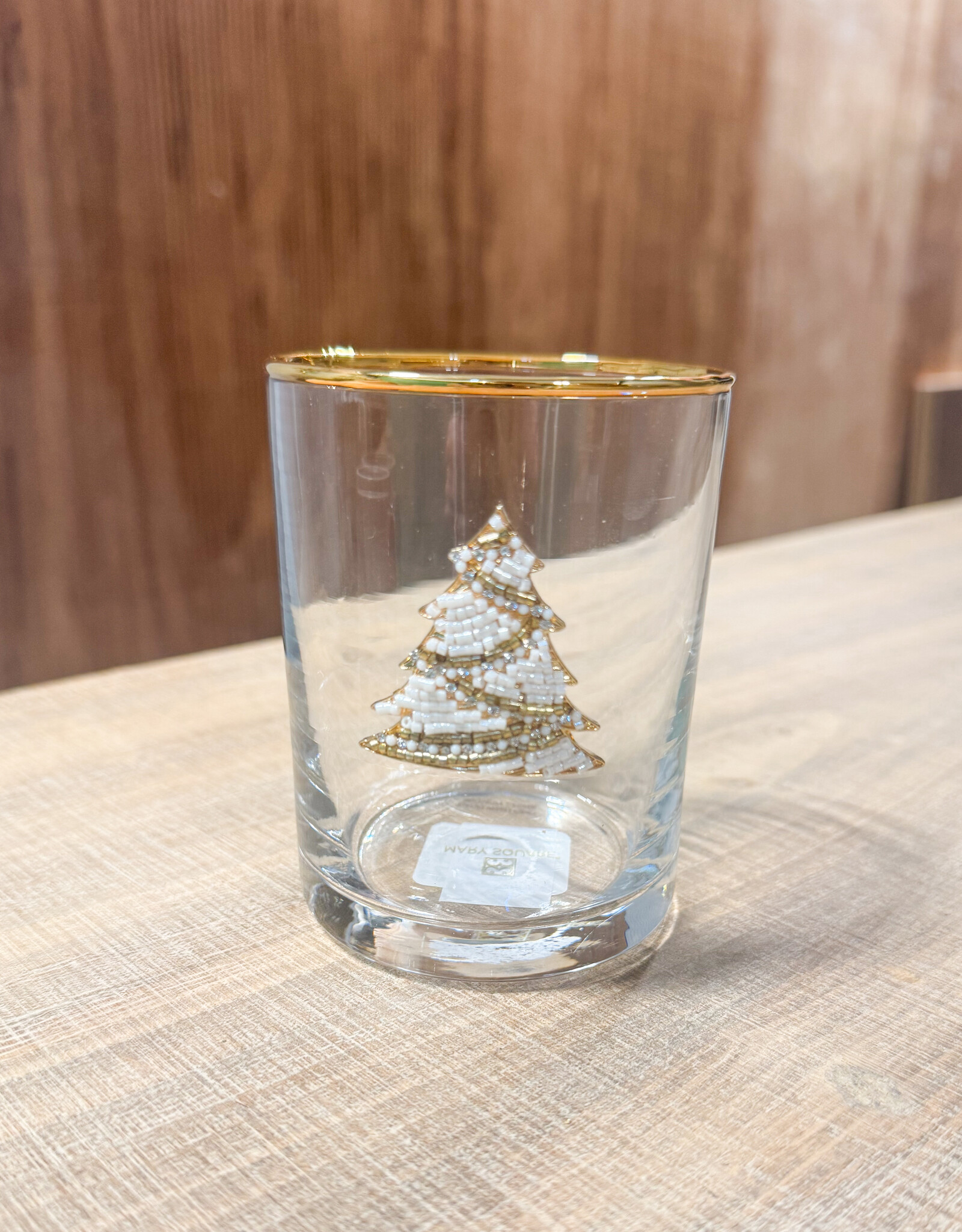 Cocktail Glass Embellished Tree