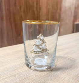 Cocktail Glass Embellished Tree