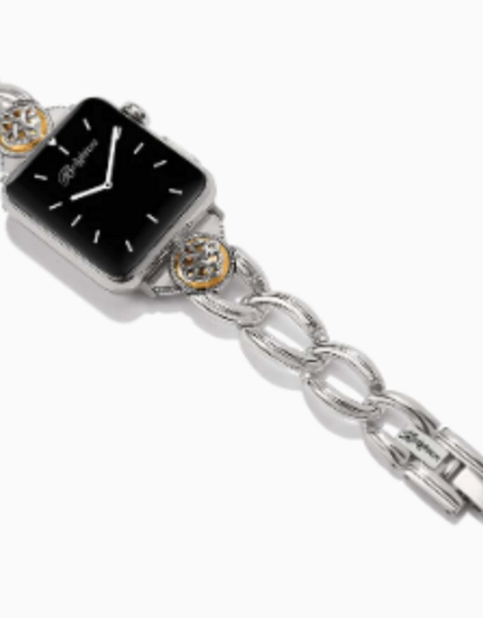 Watch Band Interlok Noir Two Tone