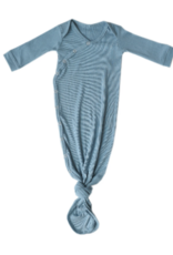 Knotted Gown Rib Knit Atlantic Newborn