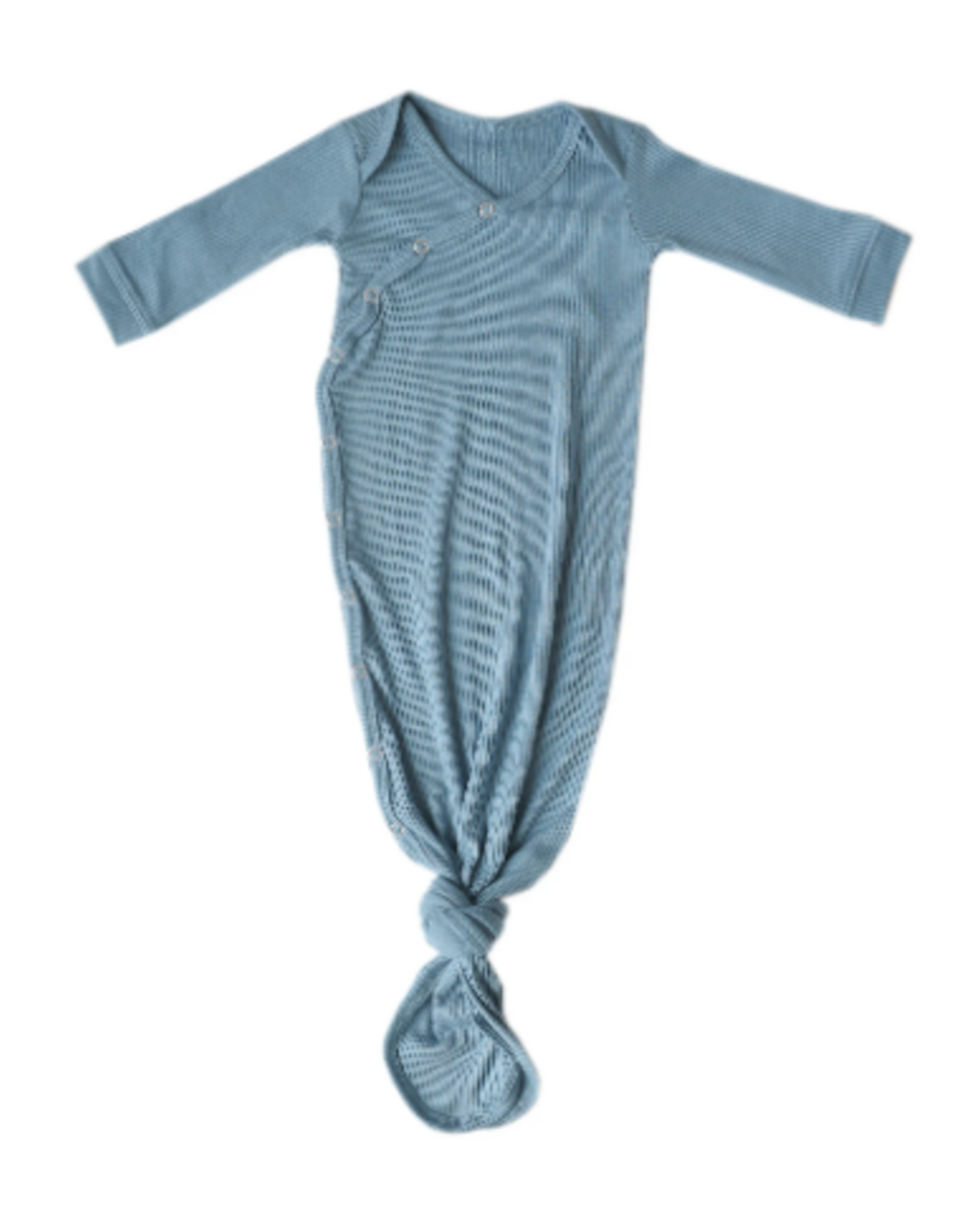 Knotted Gown Rib Knit Atlantic Newborn