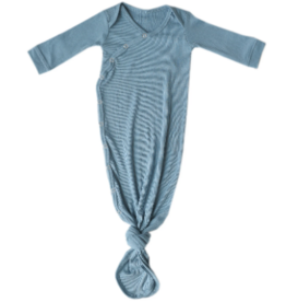 Knotted Gown Rib Knit Atlantic Newborn