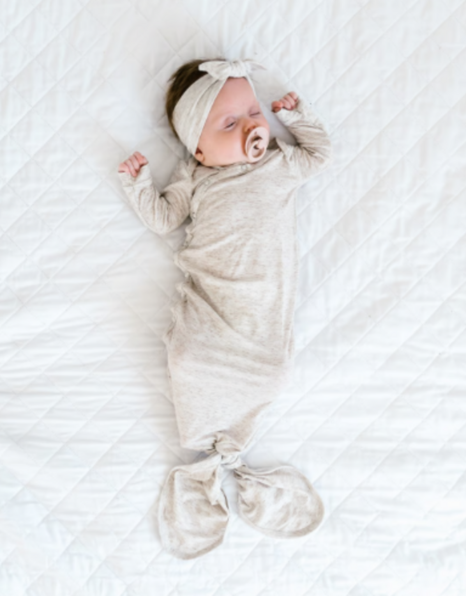 Knotted Gown Oat Newborn
