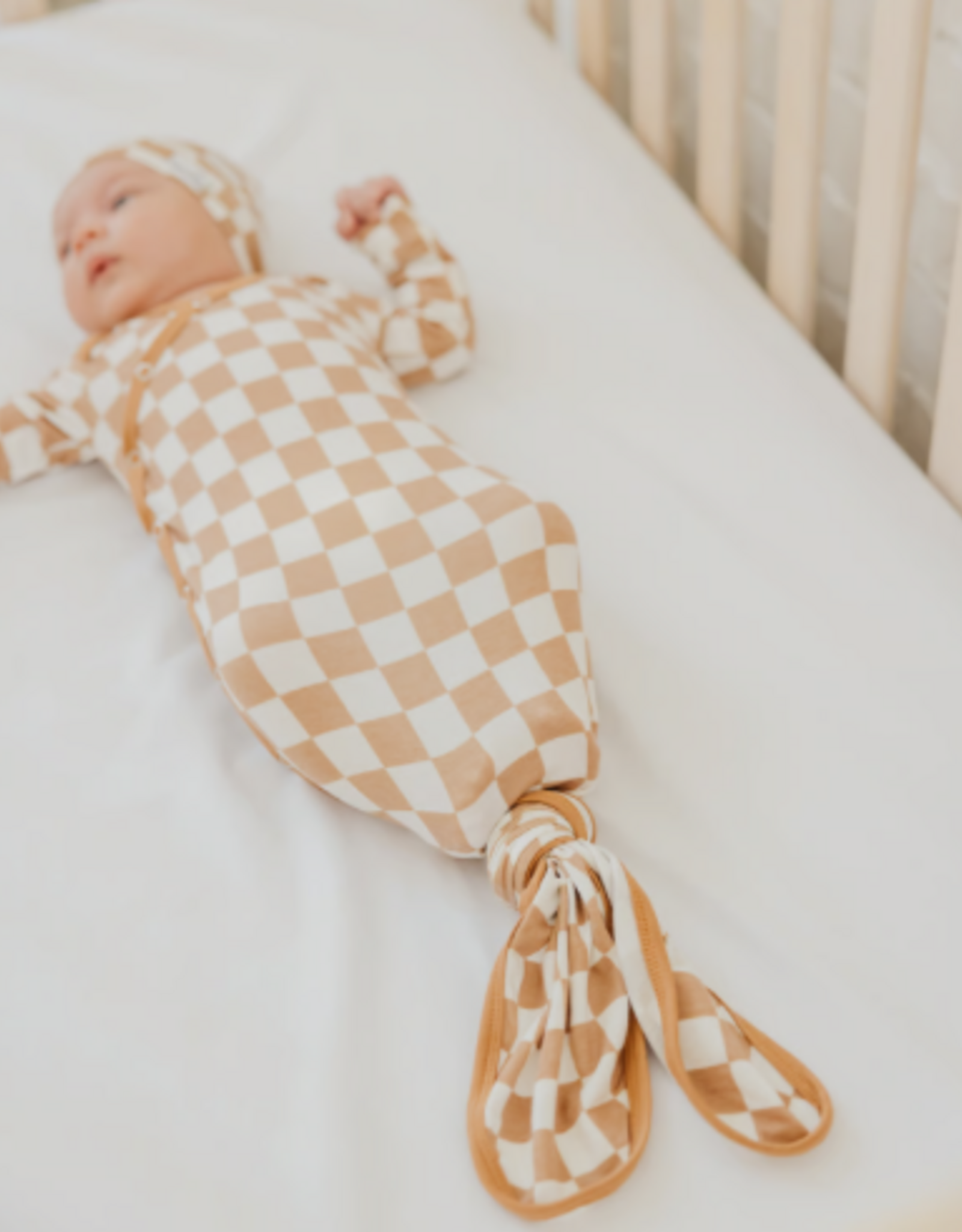 Knotted Gown Rad Newborn