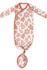 Knotted Gown Gingerbread Newborn