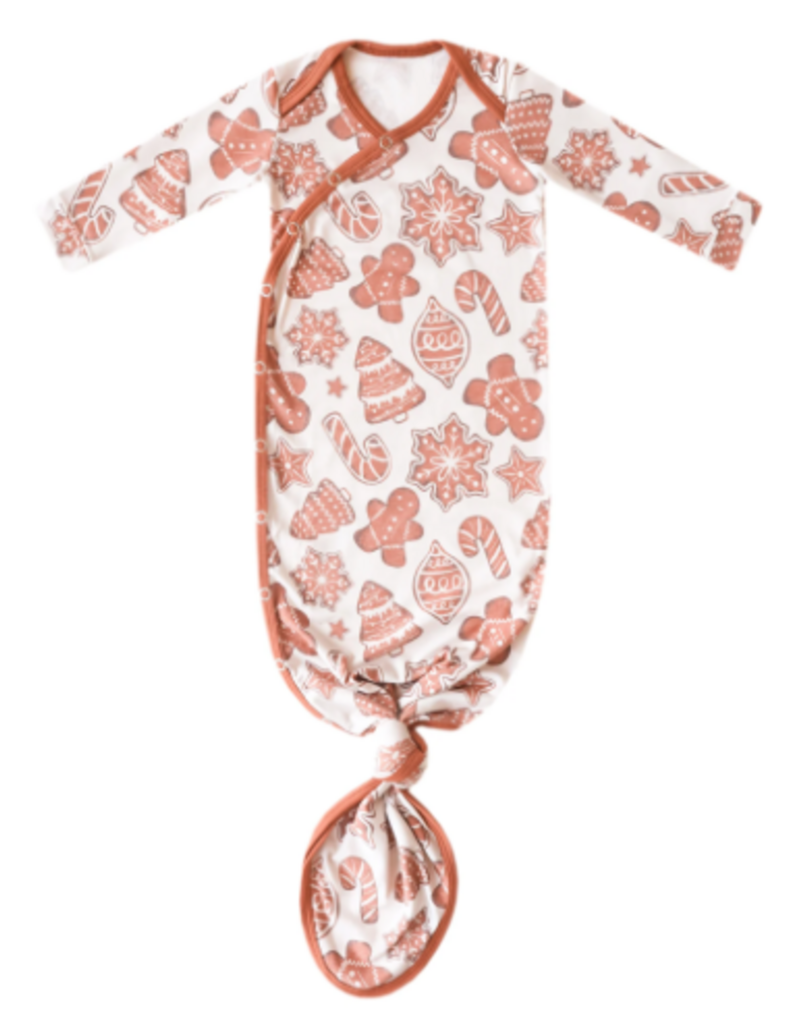 Knotted Gown Gingerbread Newborn