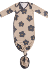 Knotted Gown Gemma In Tan Newborn