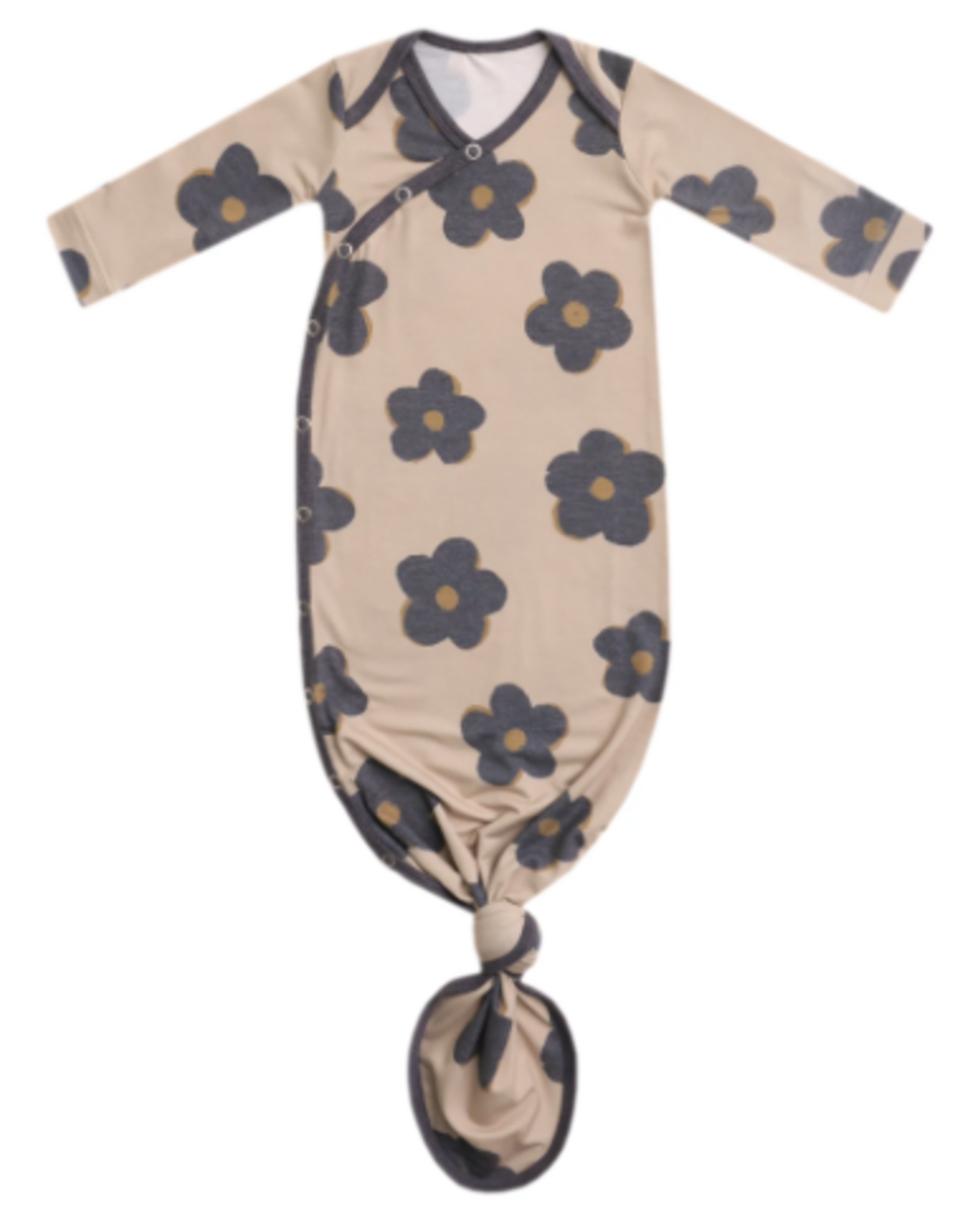 Knotted Gown Gemma In Tan Newborn