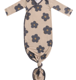 Knotted Gown Gemma In Tan Newborn