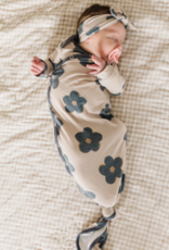 Knotted Gown Gemma In Tan Newborn