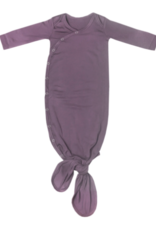Knotted Gown Plum Newborn