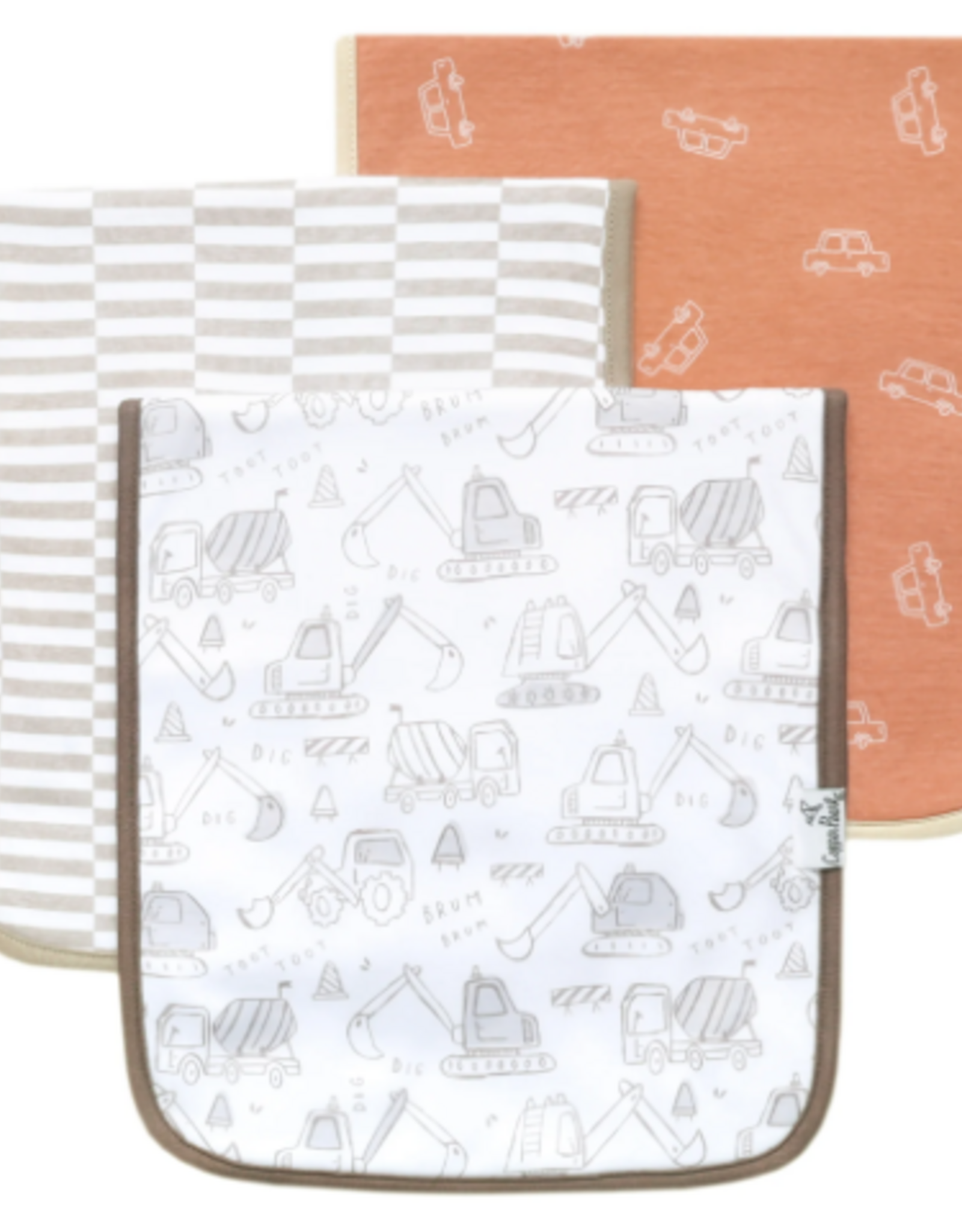 Burp Cloth Set Gage 3pk