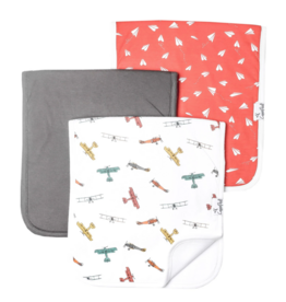 Burp Cloth Set Ace 3 Pk