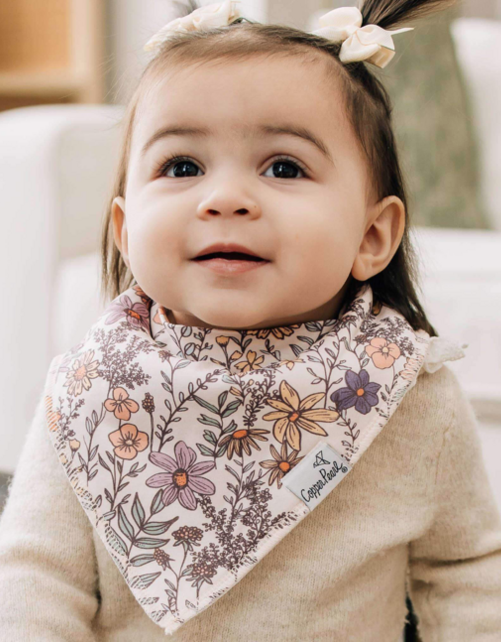 Bandana Bib Set Flora 4pk