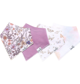 Bandana Bib Set Flora 4pk