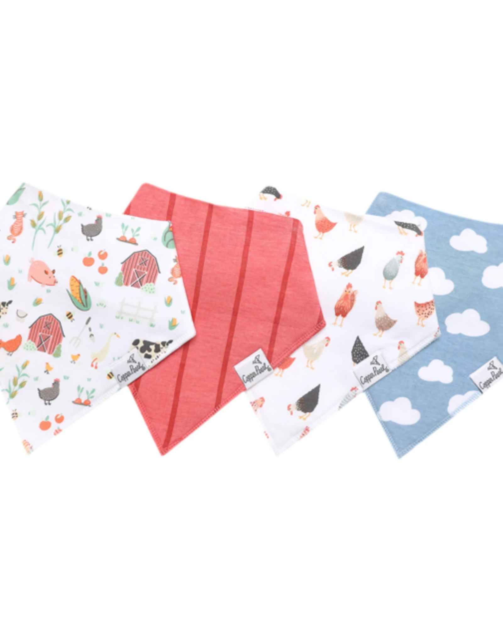 Bandana Bib Set Farmstead 4pk