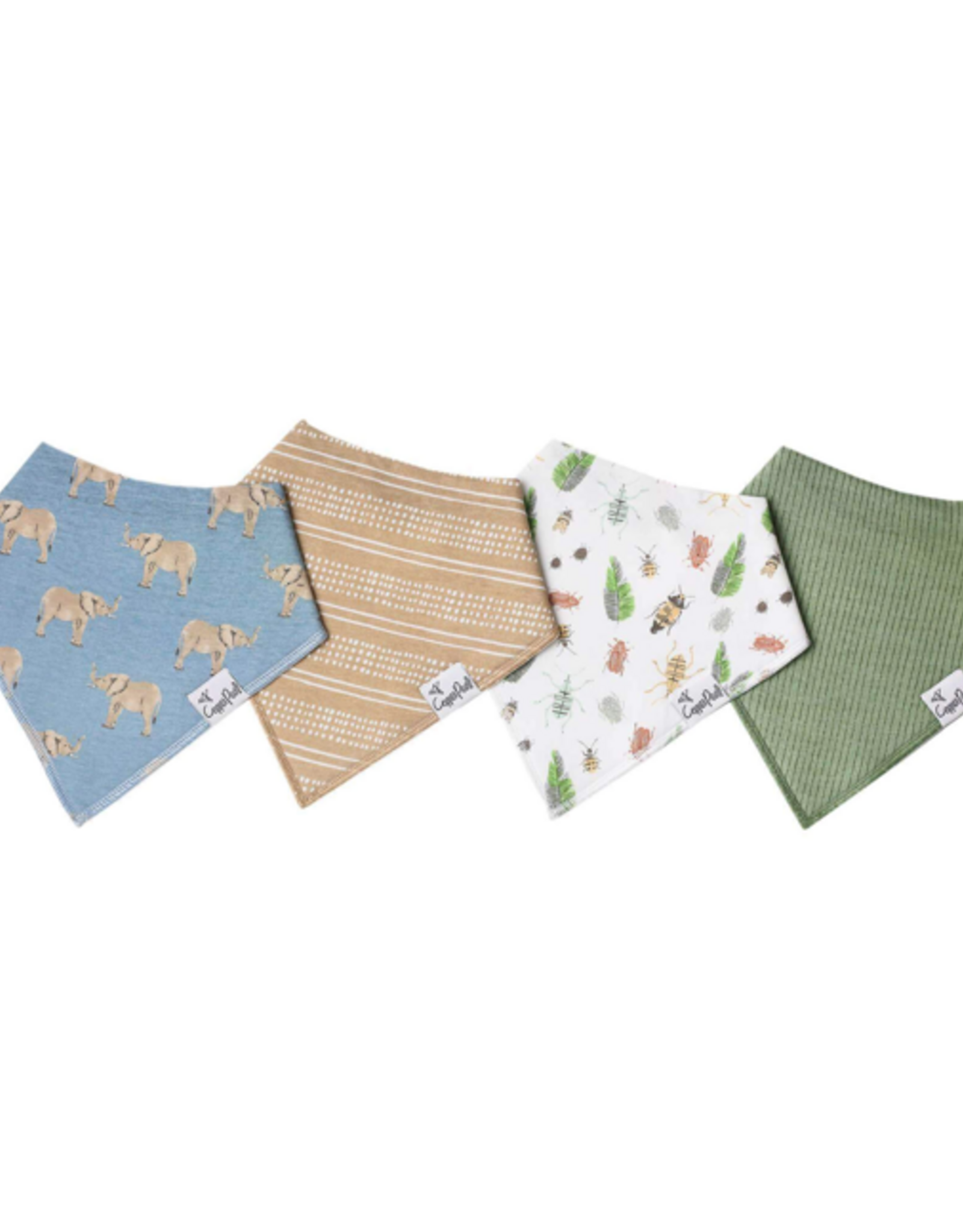 Bandana Bib Set Peanut 4pk