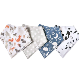 Bandana Bib Set Rufus 4pk