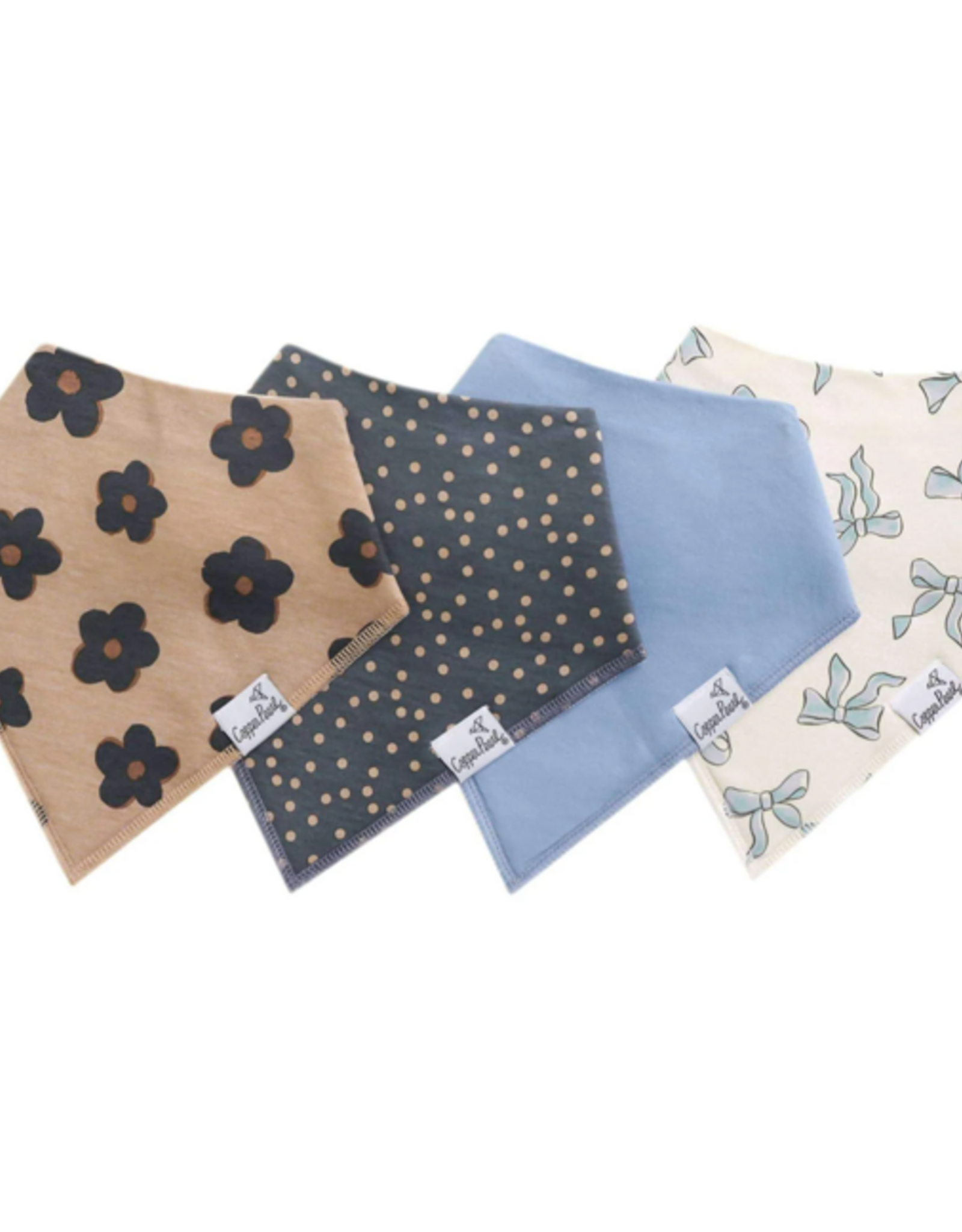 Bandana Bib Set Gemma In Tan 4pk