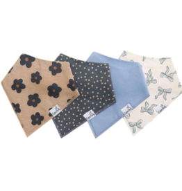 Bandana Bib Set Gemma In Tan 4pk