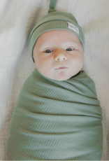 Rib Knit Blanket Clover