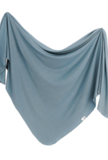 Rib Knit Blanket Atlantic