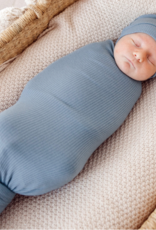 Rib Knit Blanket Atlantic