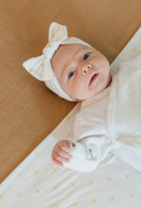 Knit Headband Bow Gemma In Tan