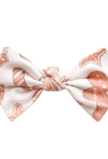 Knit Headband Bow Gingerbread