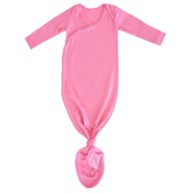 Knotted Gown Flamingo Newborn