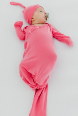 Knotted Gown Flamingo Newborn