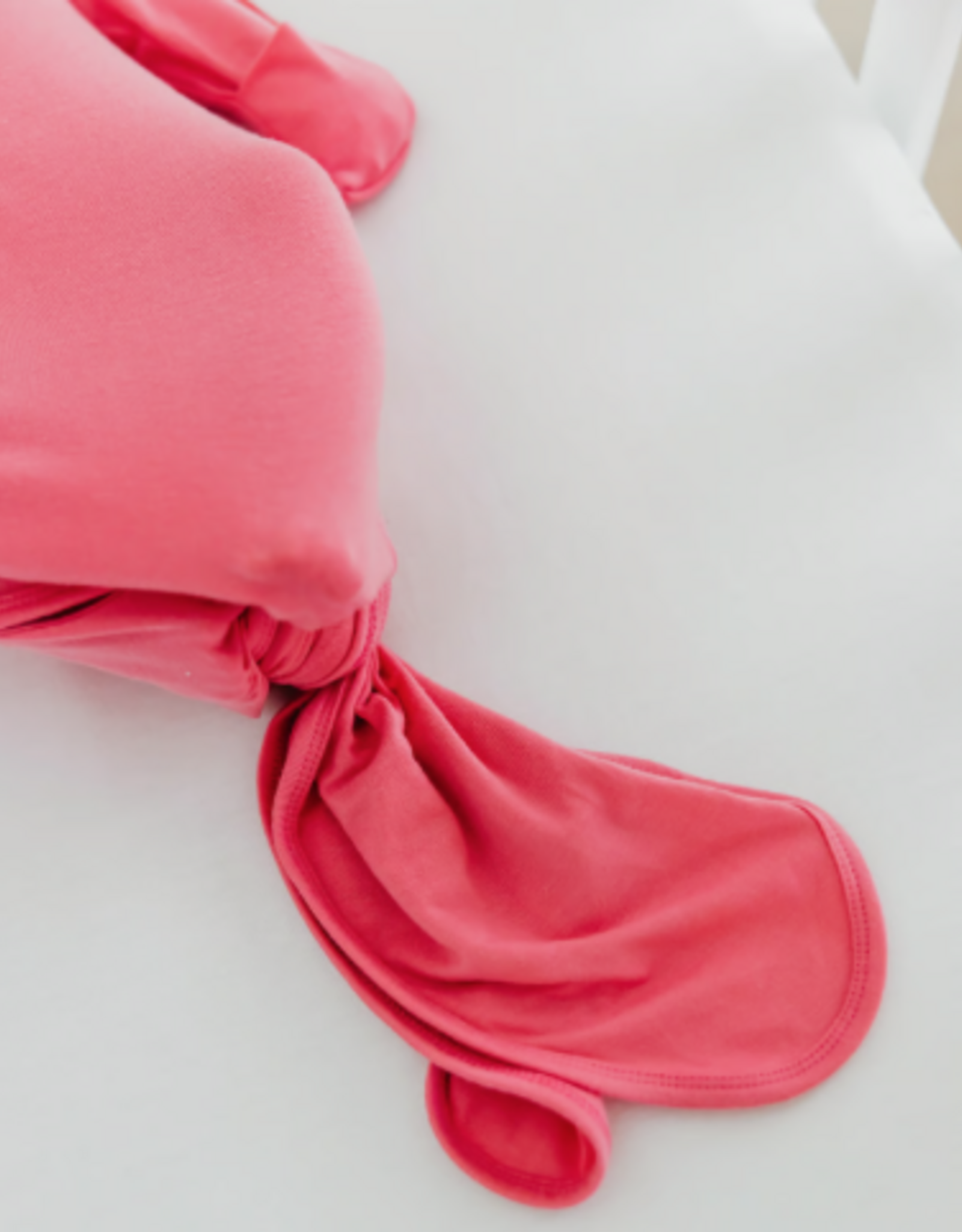 Knotted Gown Flamingo Newborn