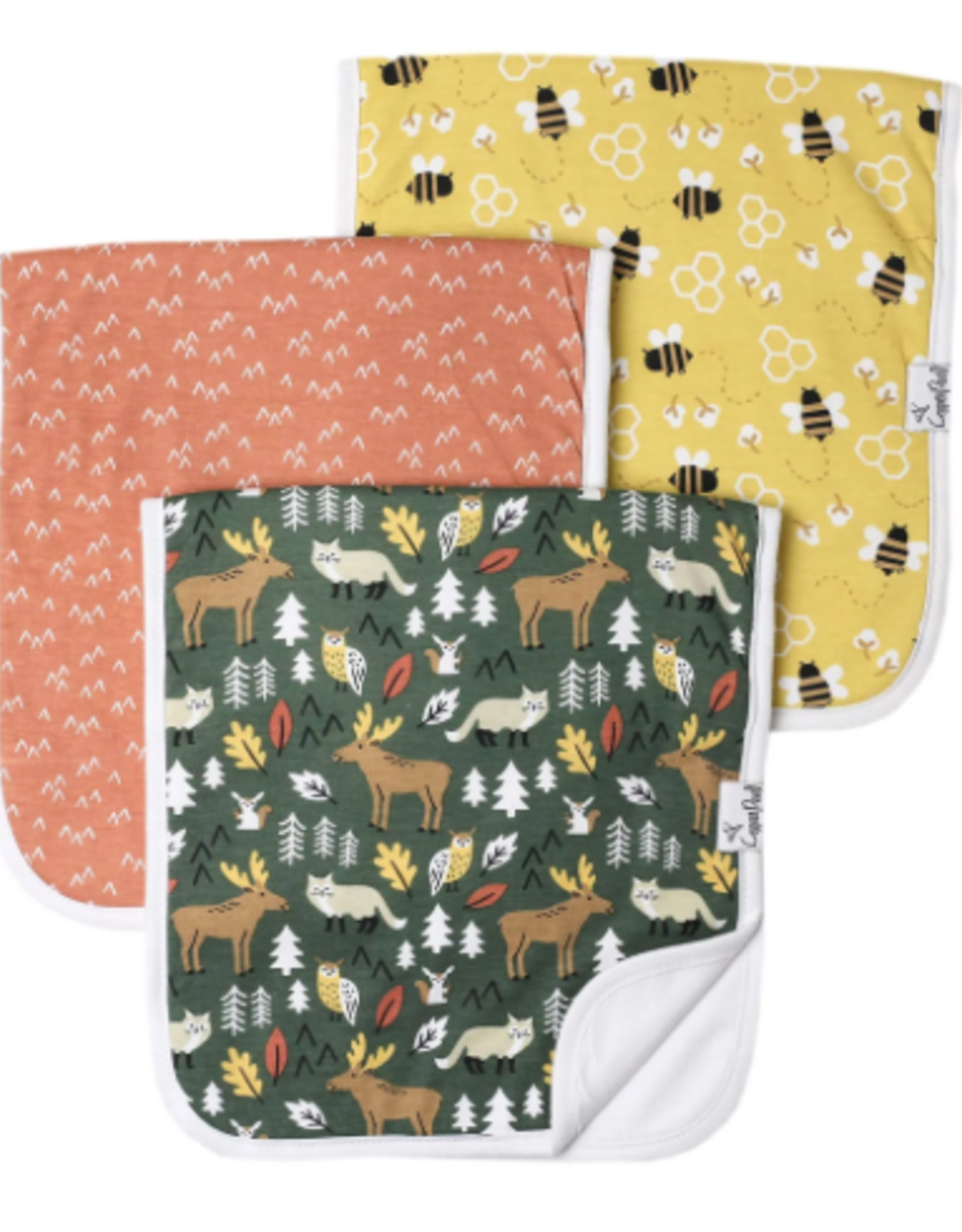 Burp Cloth Set Atwood 3pk