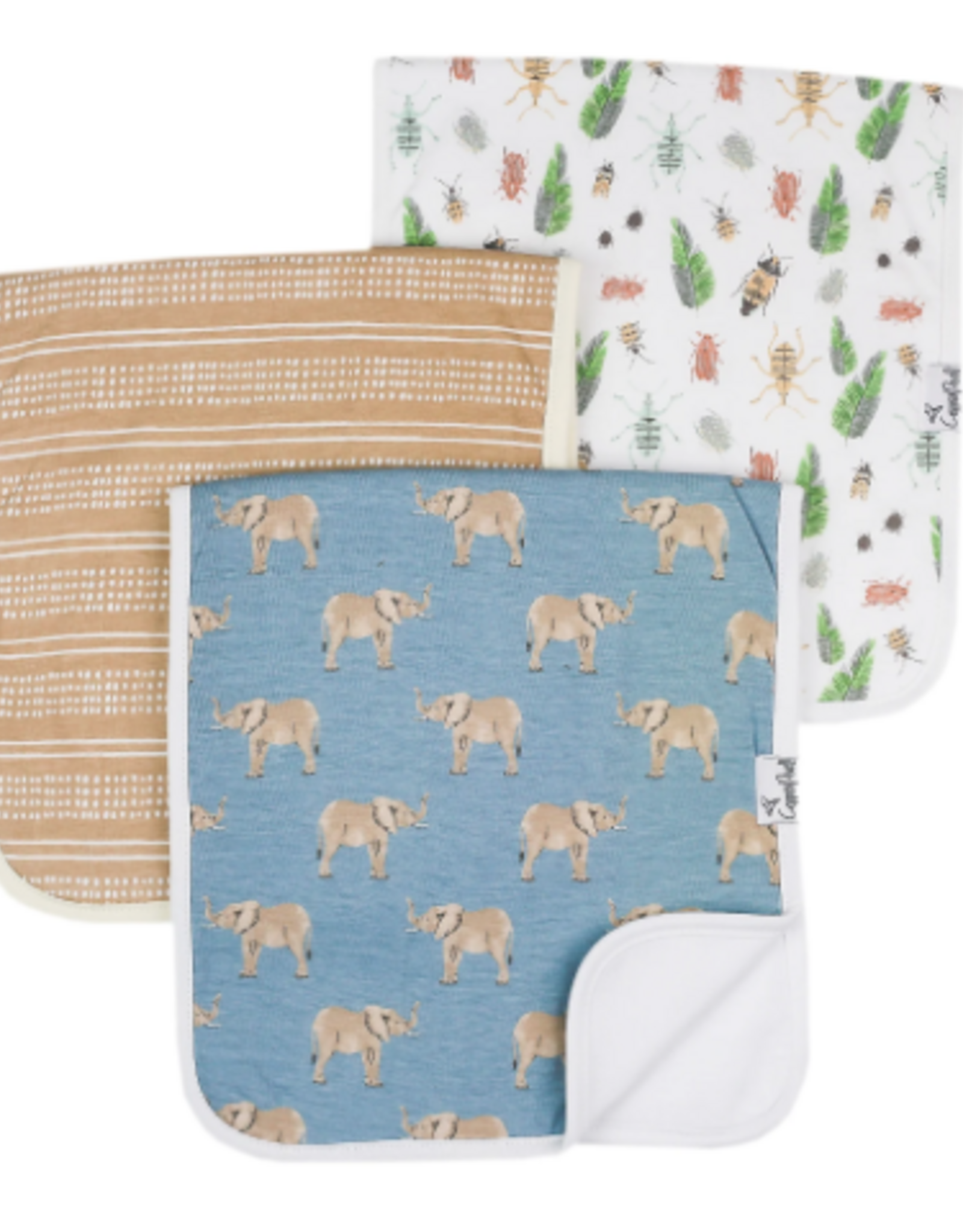 Burp Cloth Set Peanut 3pk