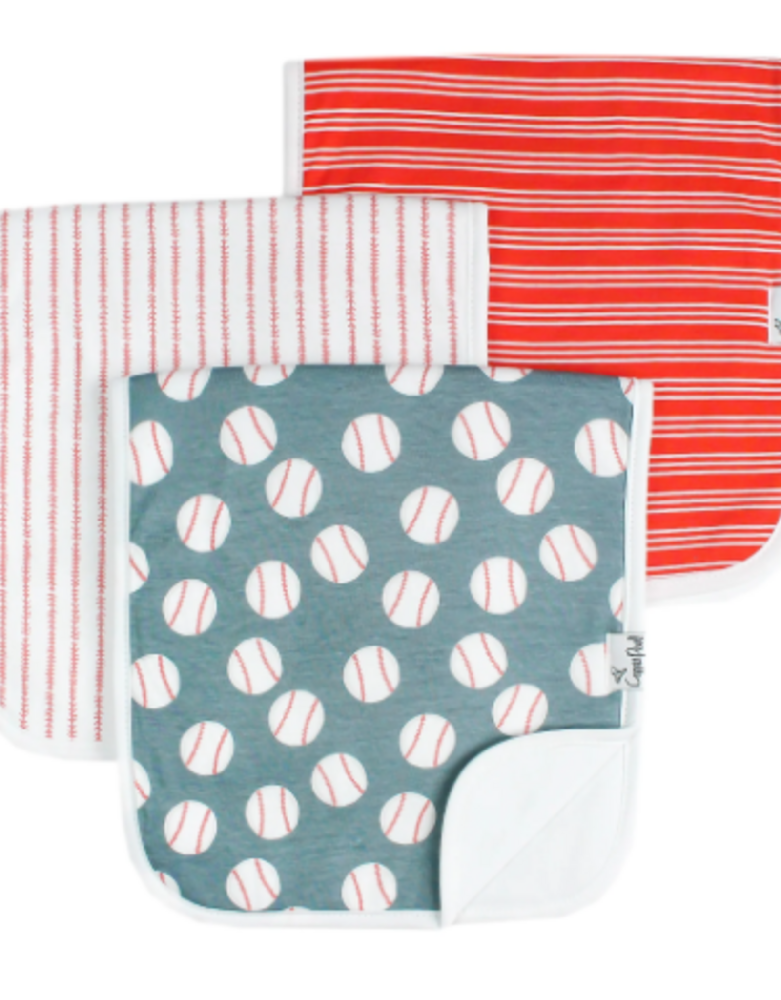 Burp Cloth Set Slugger 3pk