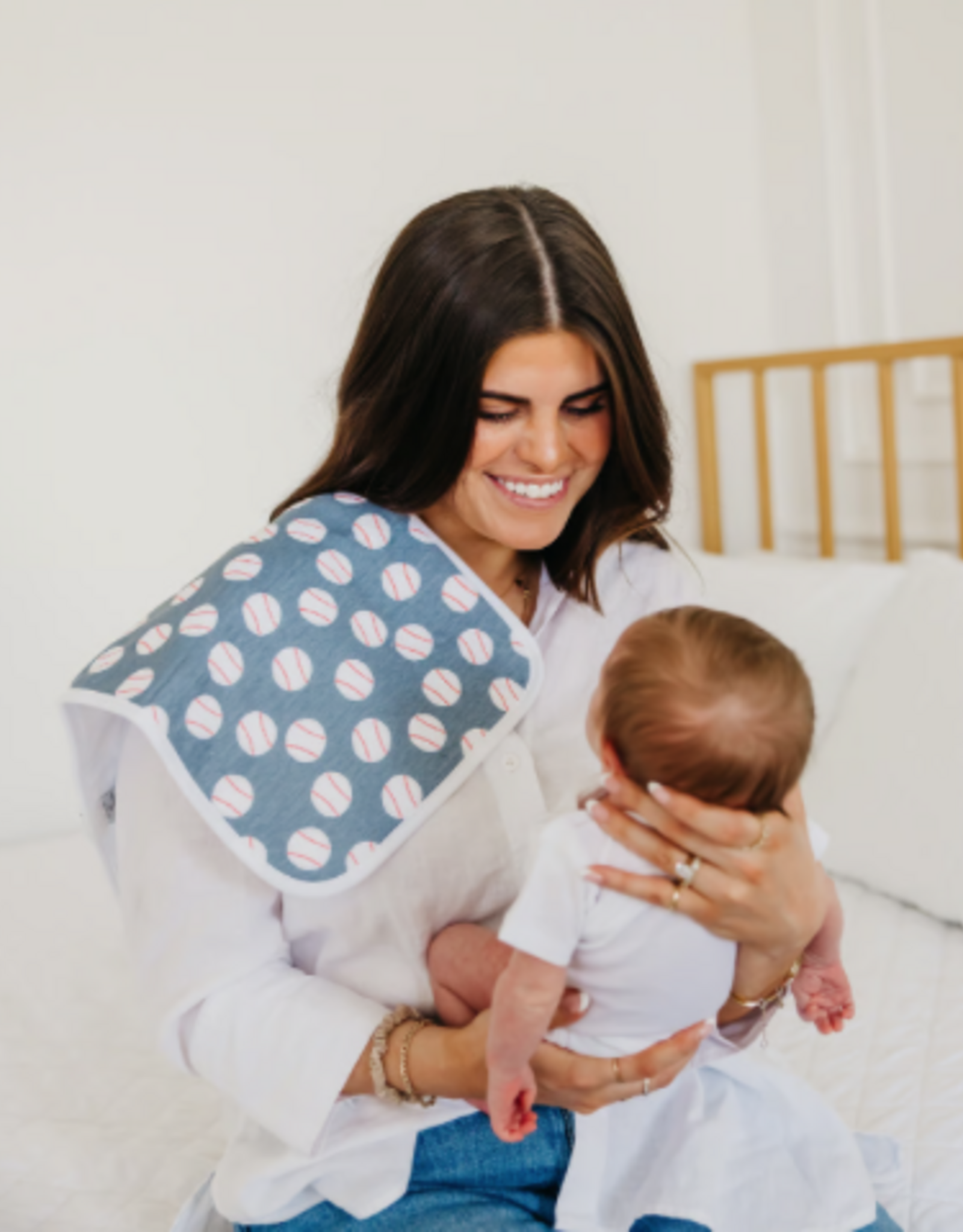 Burp Cloth Set Slugger 3pk