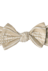 Knit Bow Headband Clay