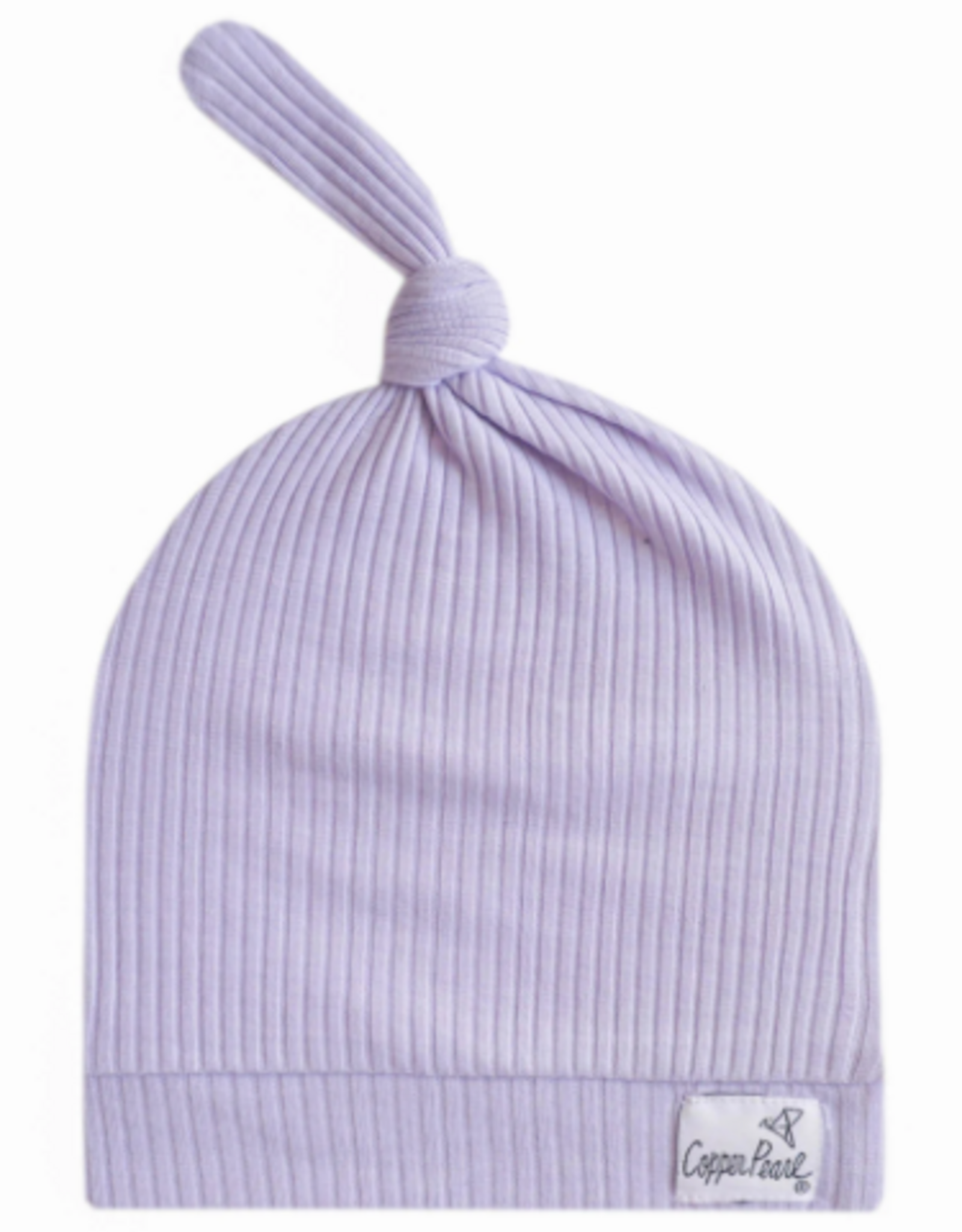 Top Knot Hat Periwinkle 0-4m